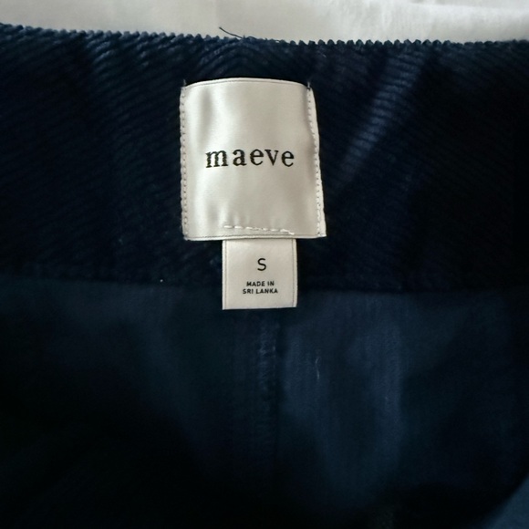Maeve Navy Corduroy Maxi Skirt - Picture 4 of 8